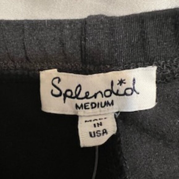 NWT Splendid Black Lightweight Stretchy Leggings Size Medium - Picture 4 of 8